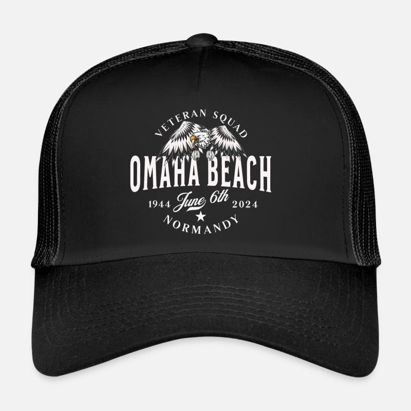 Omaha Beach june 6th Trucker Cap