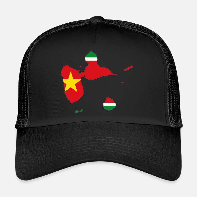 Stadtplan von Guadeloupe Trucker Cap