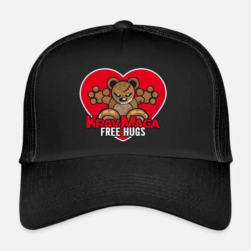 Teddy - Câlins gratuits - Krav Maga Casquette trucker 