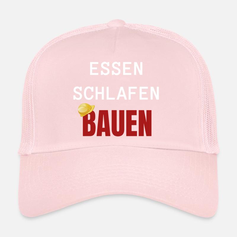 ESSEN SCHLAFEN BAUEN Trucker Cap