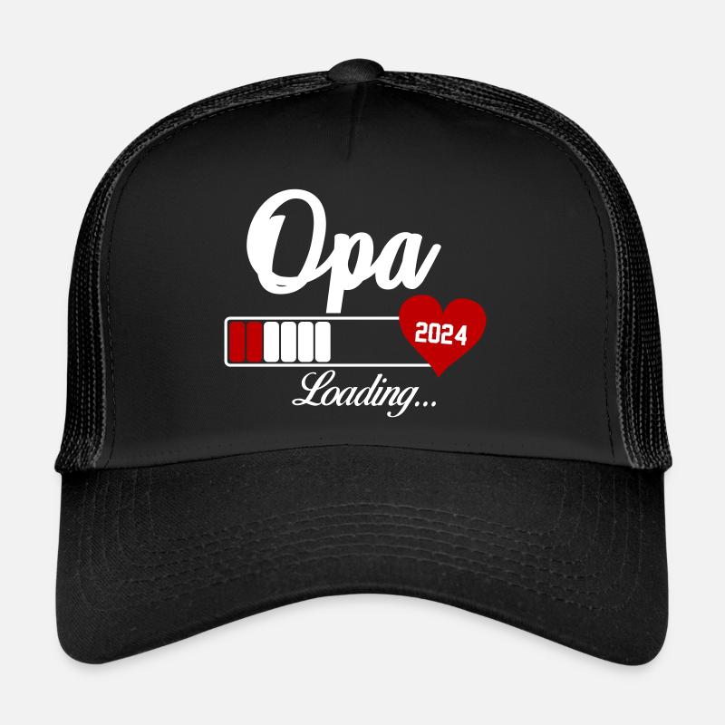 Opa Loading 2024 - Trucker Cap - Schwarz/Schwarz