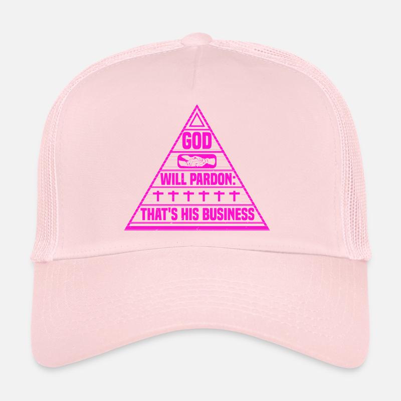 DIEU PARDONNERA QUE S SON AFFAIRE Casquette trucker 