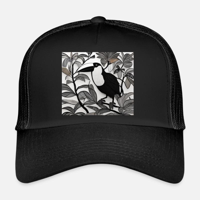 Tucan - Trucker Cap - Schwarz/Schwarz