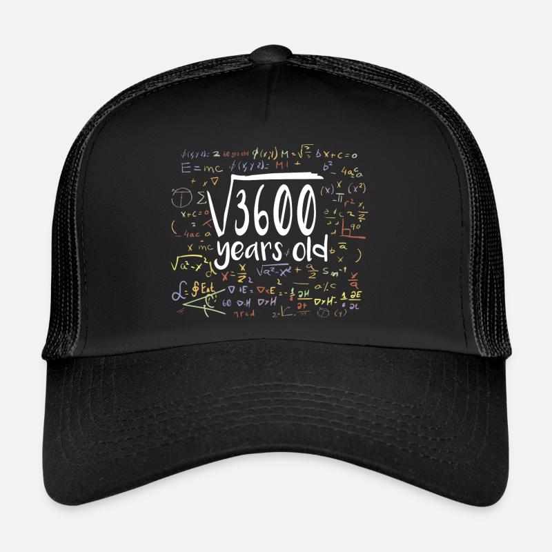 60e anniversaire Racine carrée de 3600: 60 ans Casquette trucker 