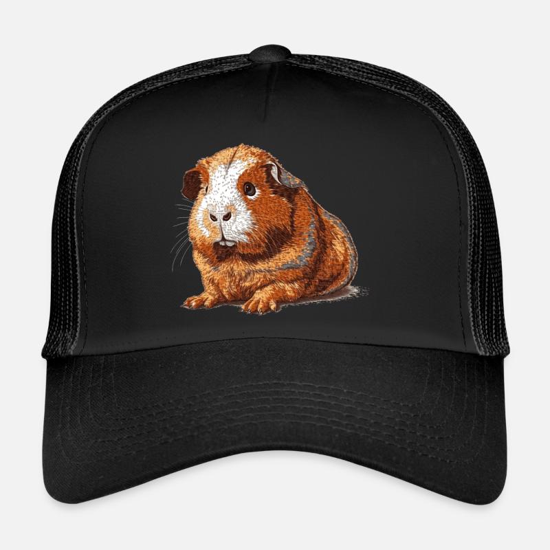 Süßes Retro Meerschweinchen 8 Bit Grafik Trucker Cap