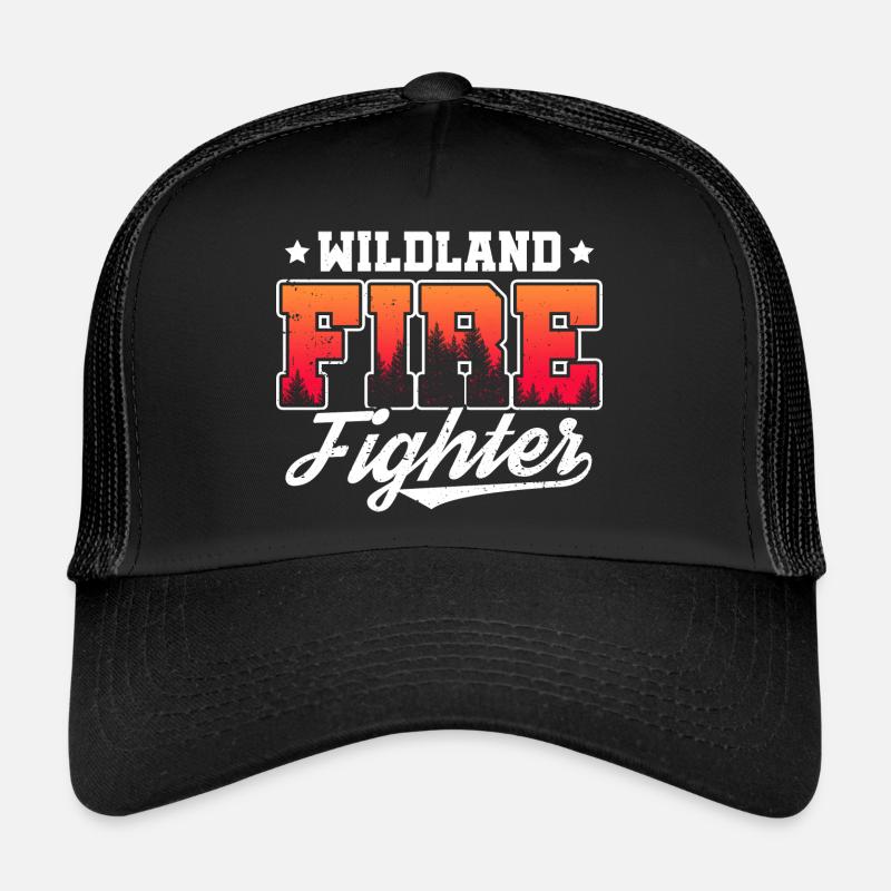 Pompier forestier Casquette trucker 