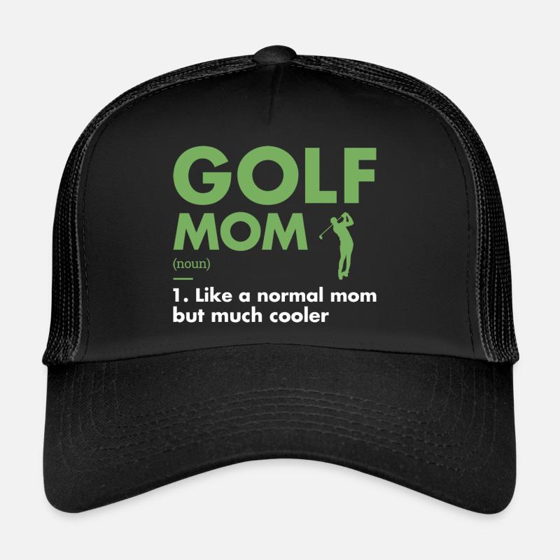 Sport Mom Definition Golf Trucker Cap