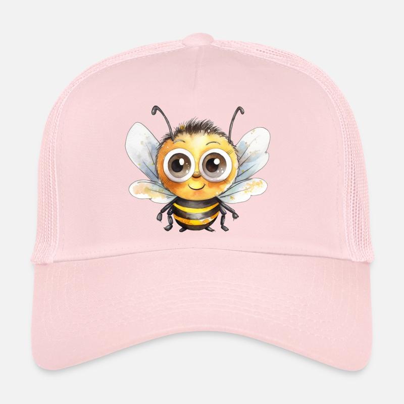 Dessin à l’aquarelle de bourdon Casquette trucker 