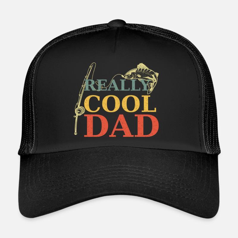 Pêche Vraiment cool papa vintage rétro Casquette trucker 