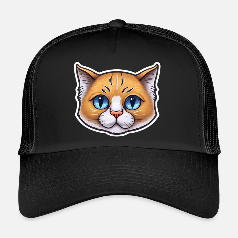 Samtpfoten-Zauber: Süße Katze Trucker Cap