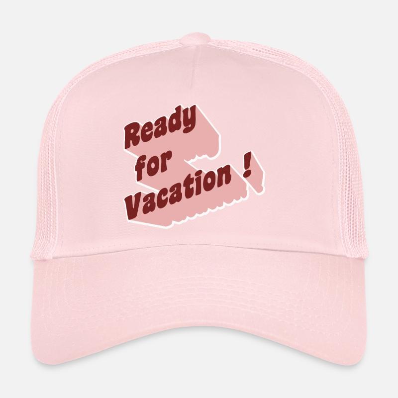 Prêt pour les vacances! Casquette trucker 