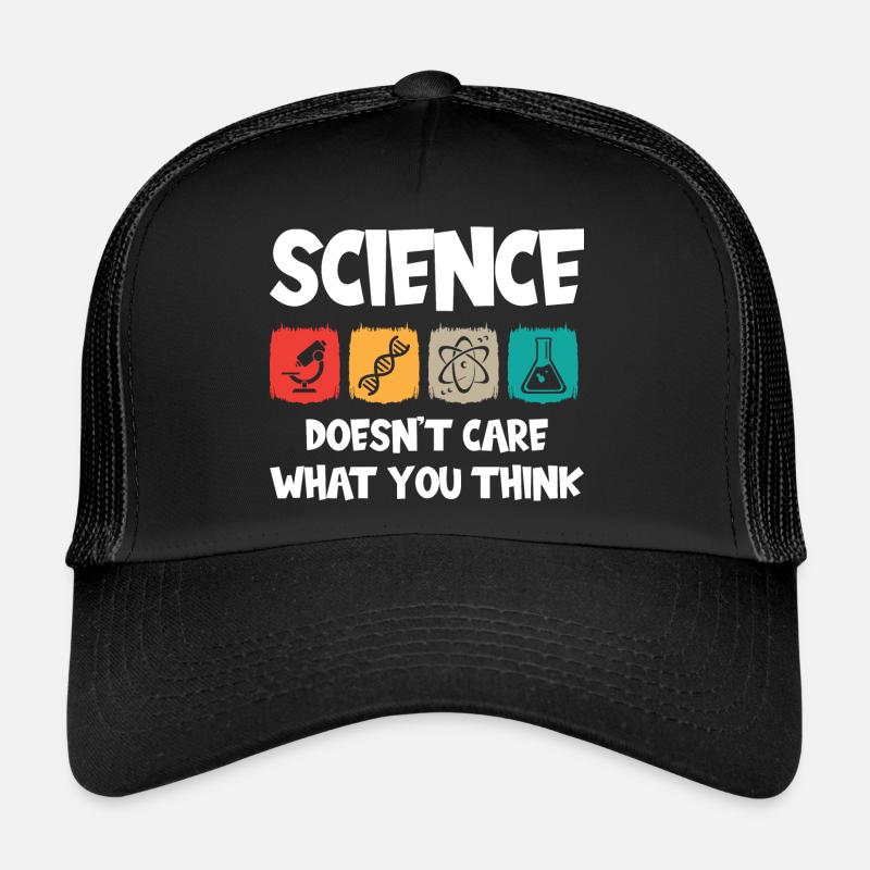 Science - Casquette trucker  - noir/noir