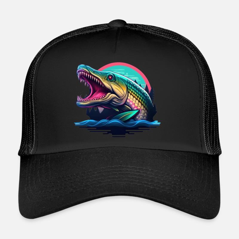 Pike 5.0 - Trucker Cap - black/black