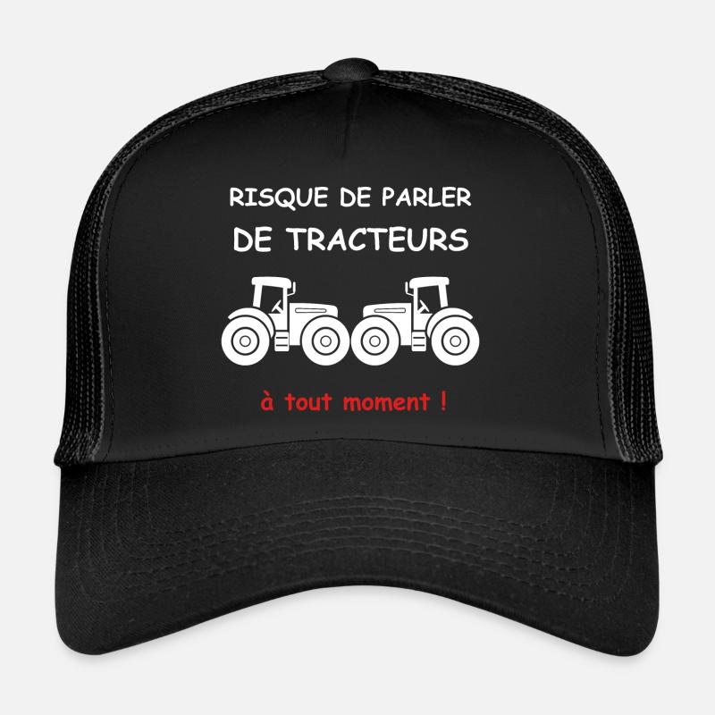 Risque de parler de tracteur Casquette trucker 