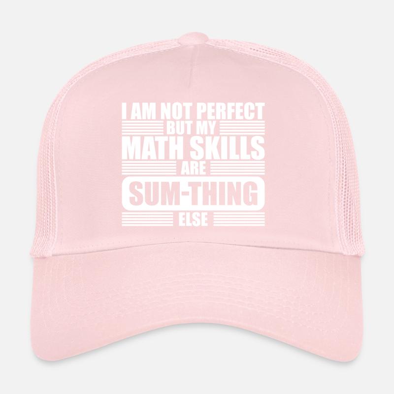 Math Teacher Sum-thing Funny Equation Trucker Cap