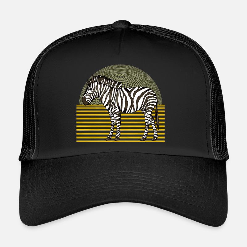 Zebra - Trucker Cap - Schwarz/Schwarz
