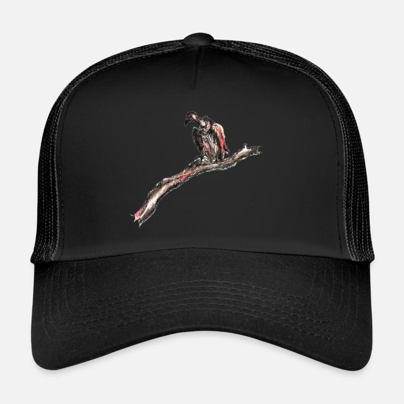 geier - Trucker Cap - Schwarz/Schwarz
