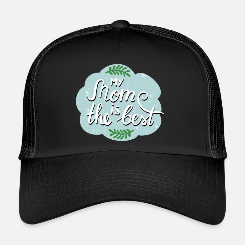 Best mom - Trucker Cap - Schwarz/Schwarz