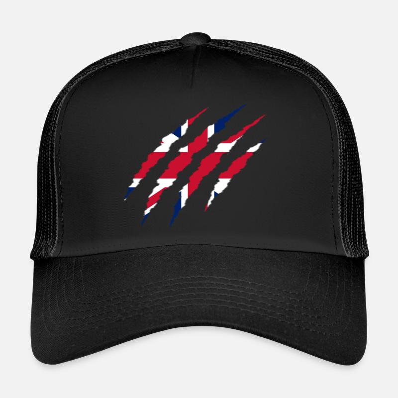 BRITISH CLAW - Trucker Cap - black/black