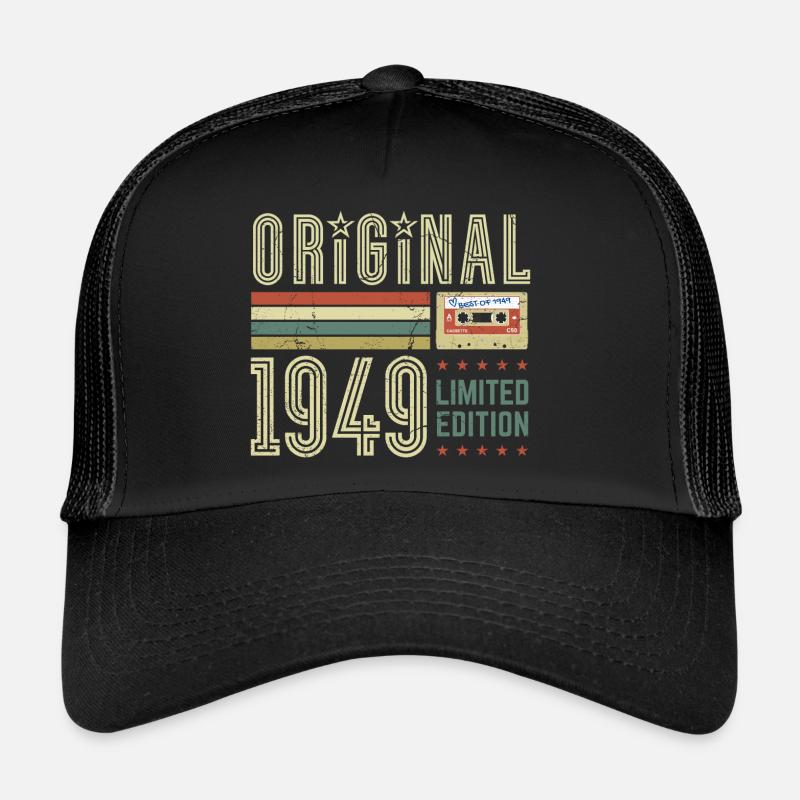 Original 1949 - Édition limitée - Casquette trucker  - noir/noir