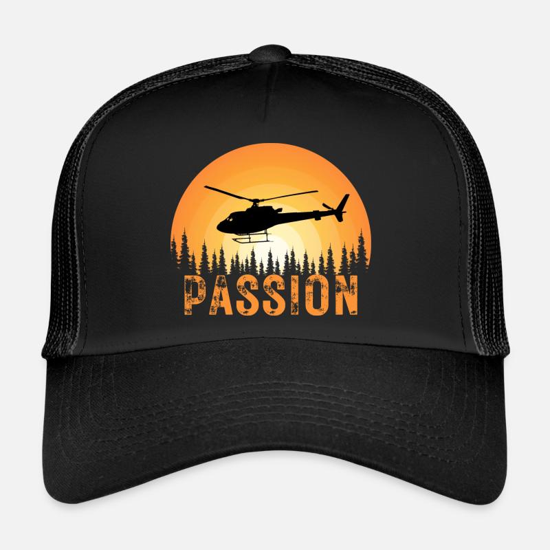Pilote d’hélicoptère Casquette trucker 