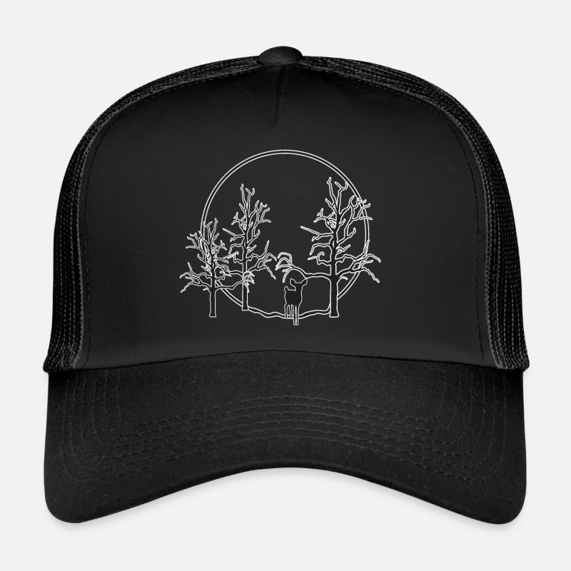 Arbre de cerf Noël Casquette trucker 