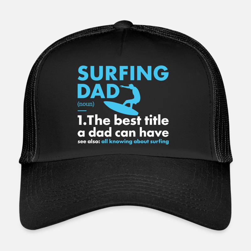 Sport Dad Surfing Trucker Cap