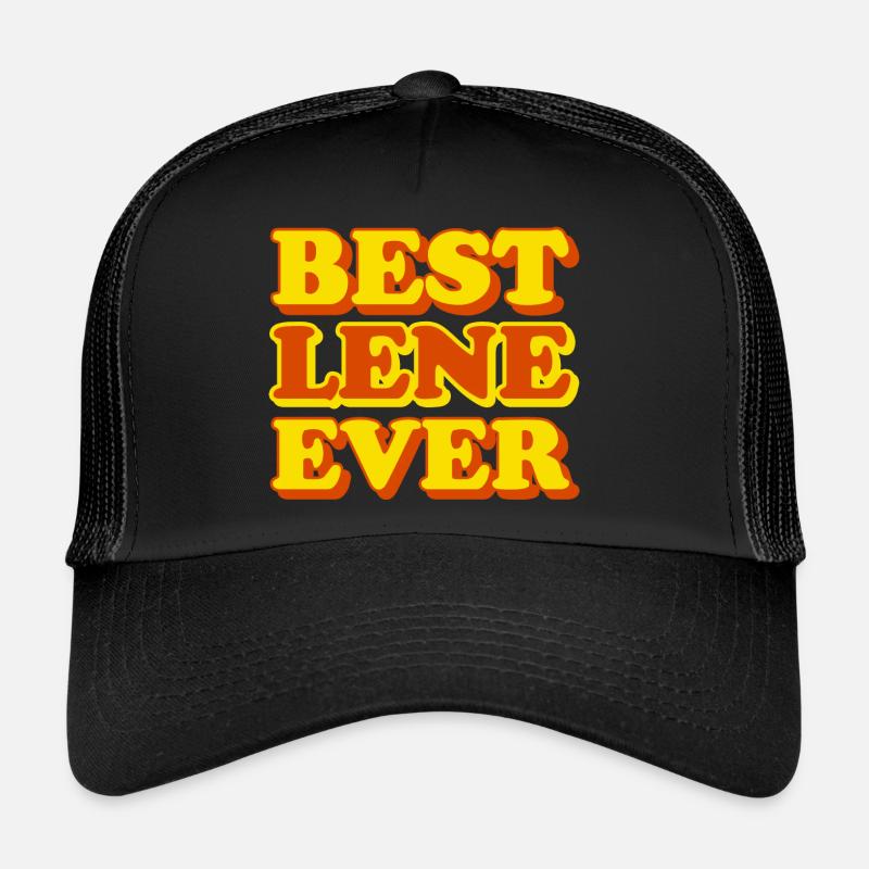 Lene First Name Funny Gift Trucker Cap