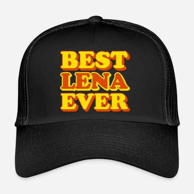 Lena Prénom Drôle Cadeau Casquette trucker 