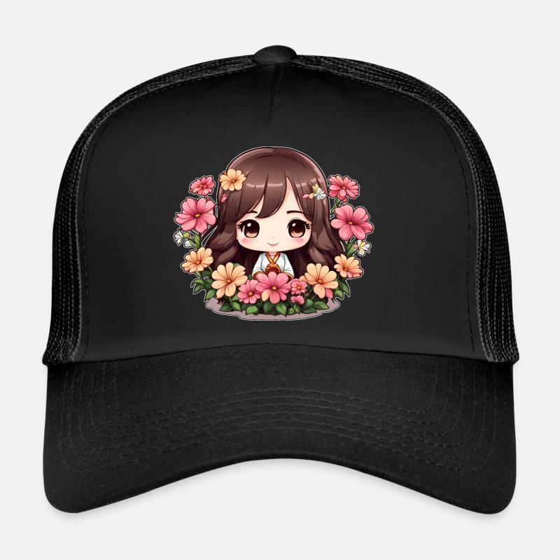 Eine Chibi in voller Blüte Trucker Cap