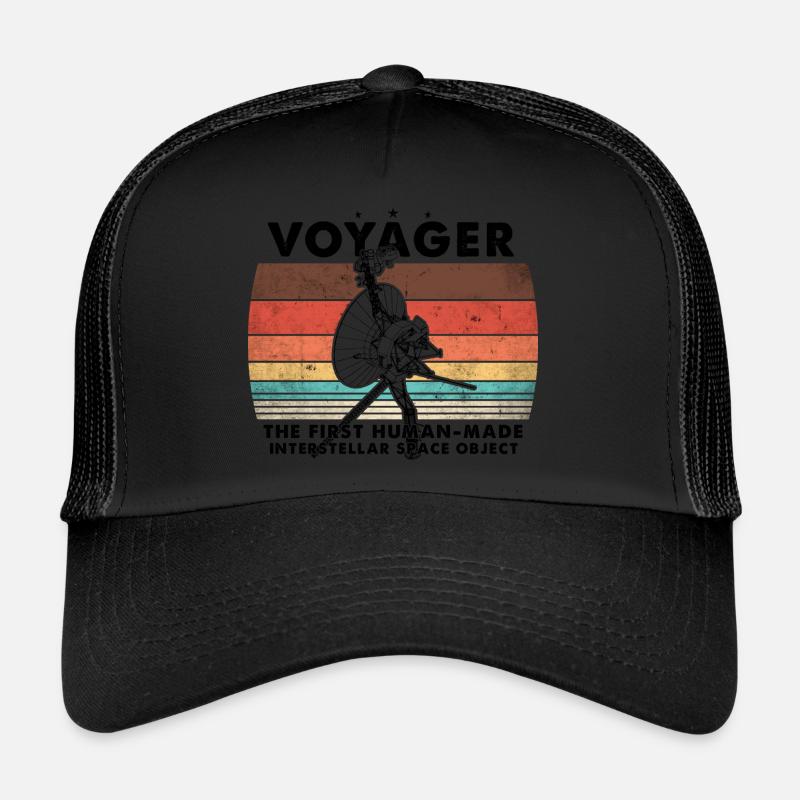 Mission de sonde spatiale rétro Voyager 1977 Casquette trucker 