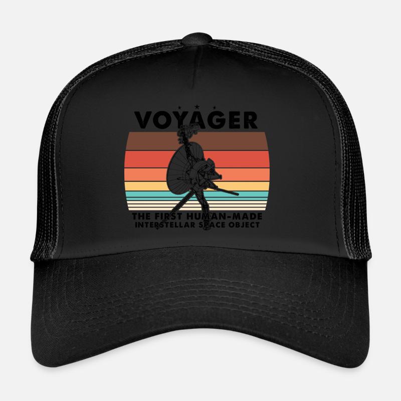 Mission de sonde spatiale rétro Voyager 1977 Casquette trucker 