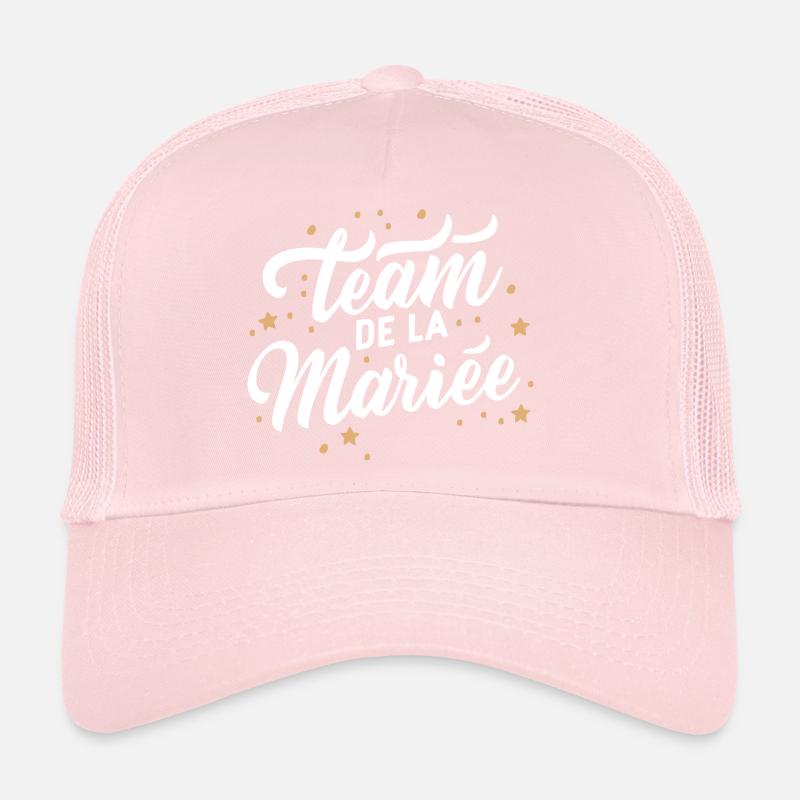 Team de la mariée Casquette trucker 