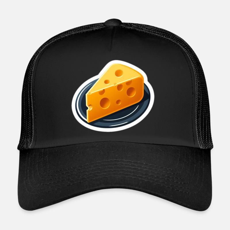 Alles Käse - Trucker Cap - Schwarz/Schwarz