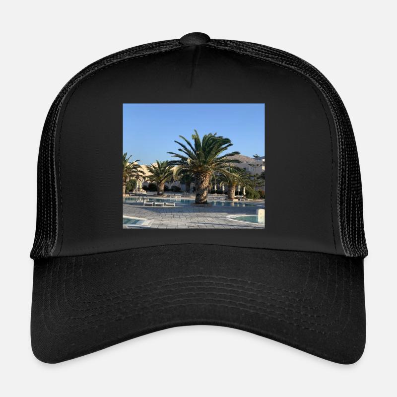 Palmier - Casquette trucker  - noir/noir