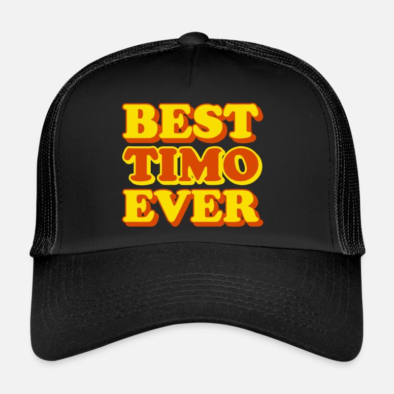 Timo Prénom Drôle Cadeau Casquette trucker 