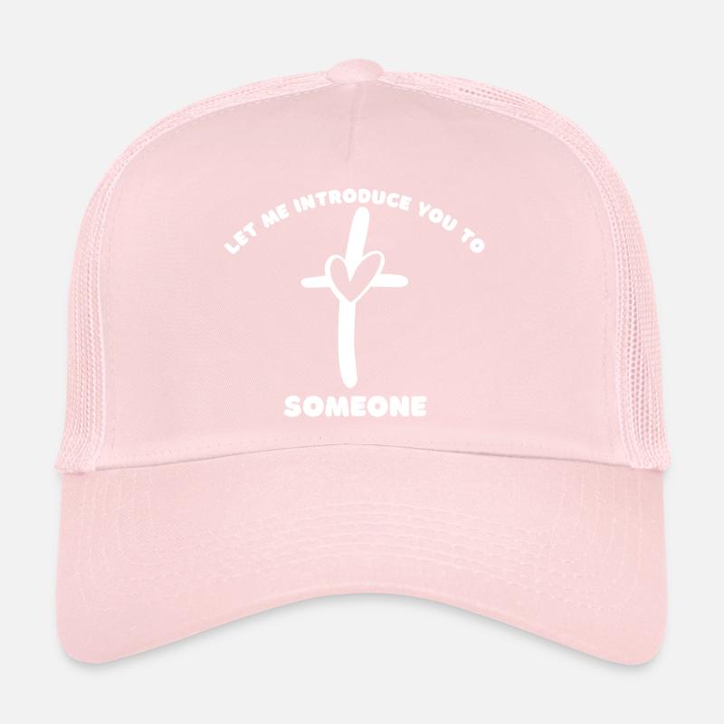 Prêtre chrétien Jésus Dieu vous présente à Jésus Casquette trucker 