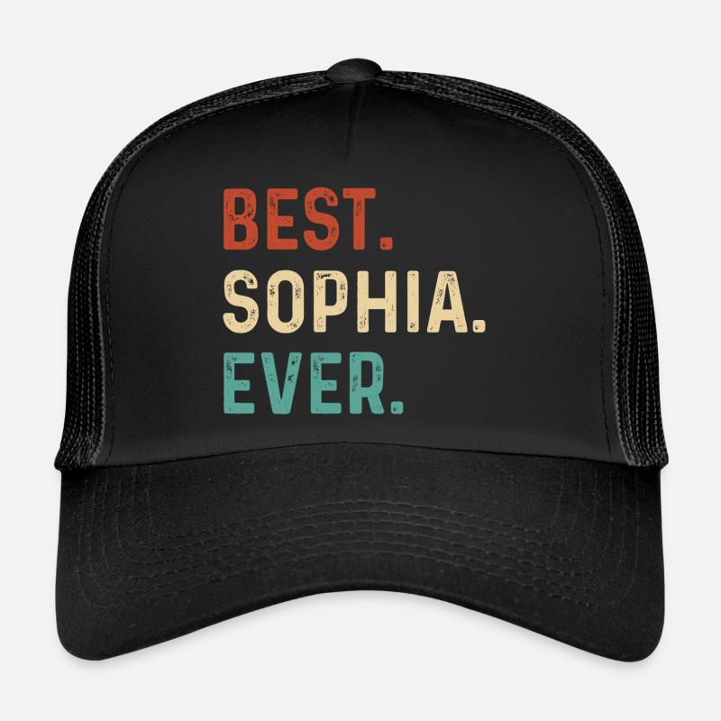 Nom de Sophia Casquette trucker 