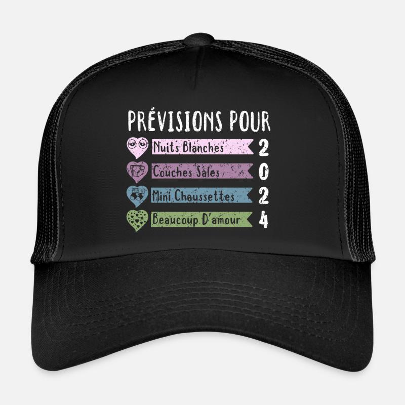 Grossesse Prévisions Pour 2024 Future Maman cadeau Casquette trucker 