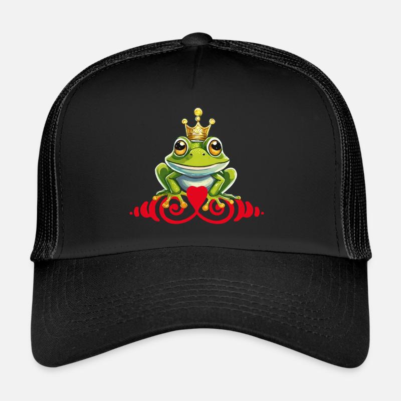Grenouille Prince Baiser Roi Casquette trucker 