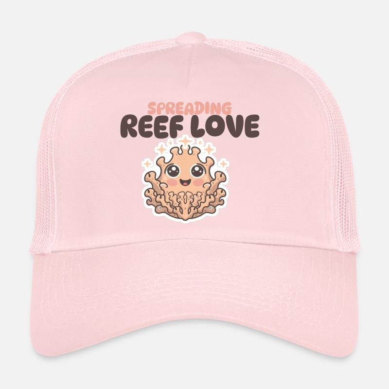 répandre l’amour du récif Casquette trucker 