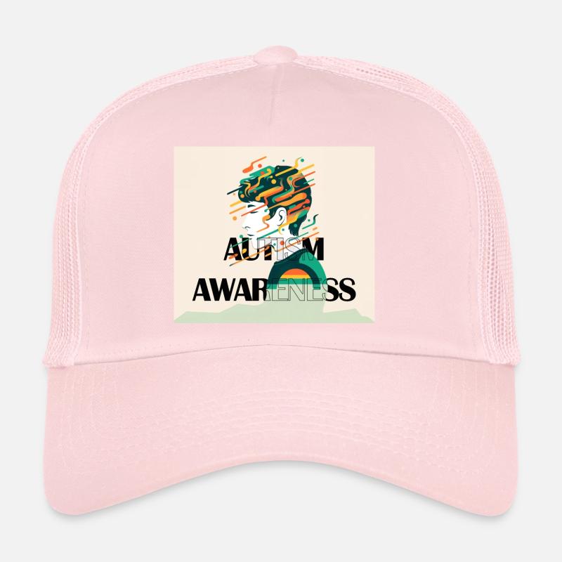 Sensibilisation à l’autisme. Casquette trucker 