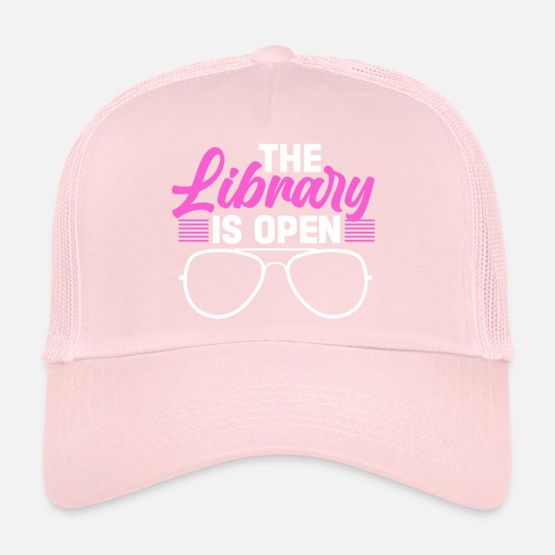 The library is open Trucker Cap