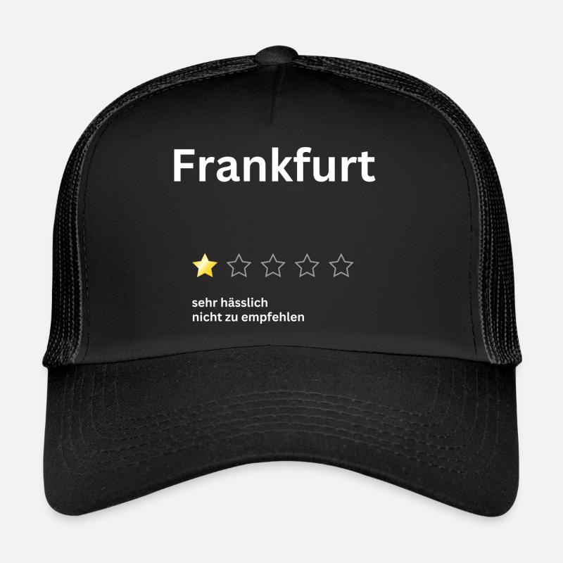 Frankfurt 1star - Trucker Cap - Schwarz/Schwarz
