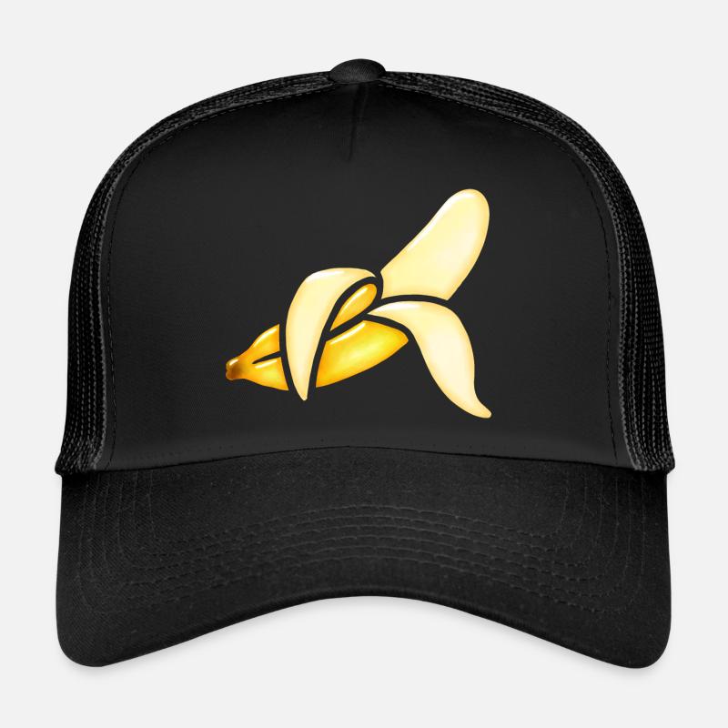 Glasige Banane Aquarell Trucker Cap