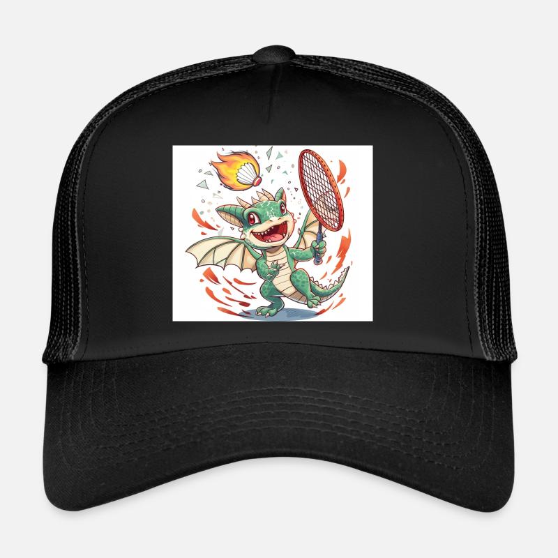 Badminton Drache Trucker Cap
