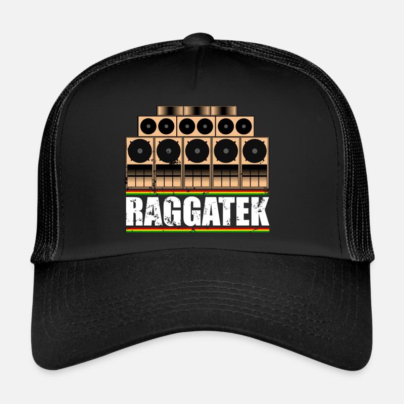 Raggatek - Casquette trucker  - noir/noir