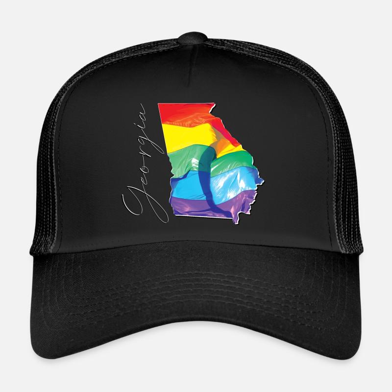 Georgia (USA) | Real Flag | LGBTQIA+ Script Trucker Cap