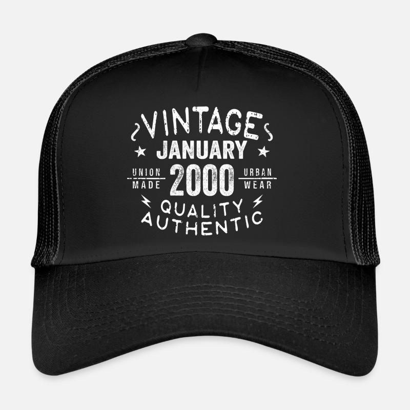 Birthday Gift 2000 - born in January 2000 Trucker Cap