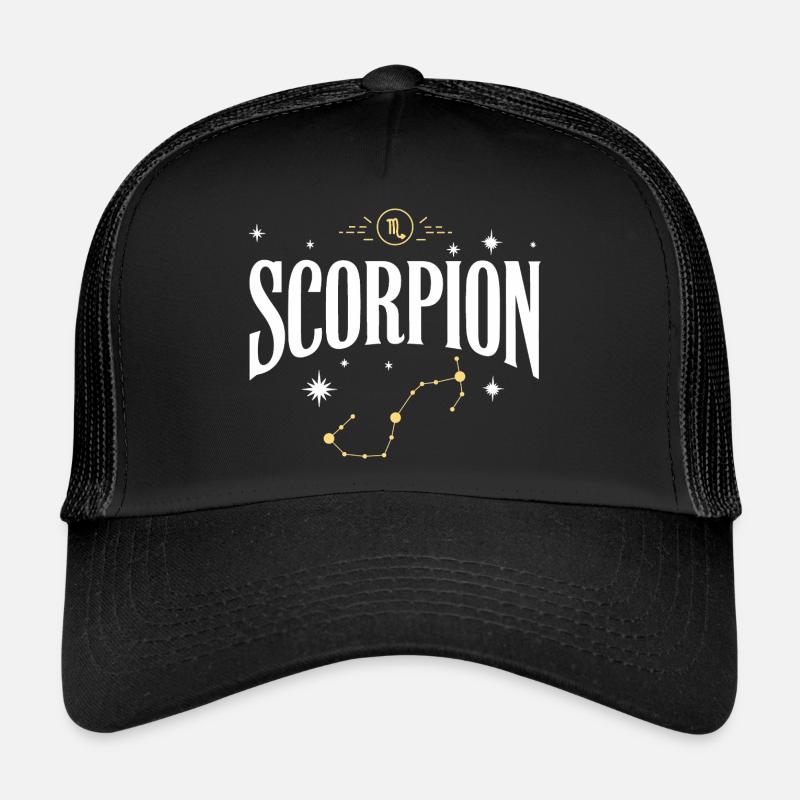 Signe astro scorpion Casquette trucker 